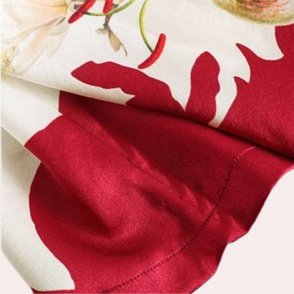 Bloemenprint Top met Korte Mouwen